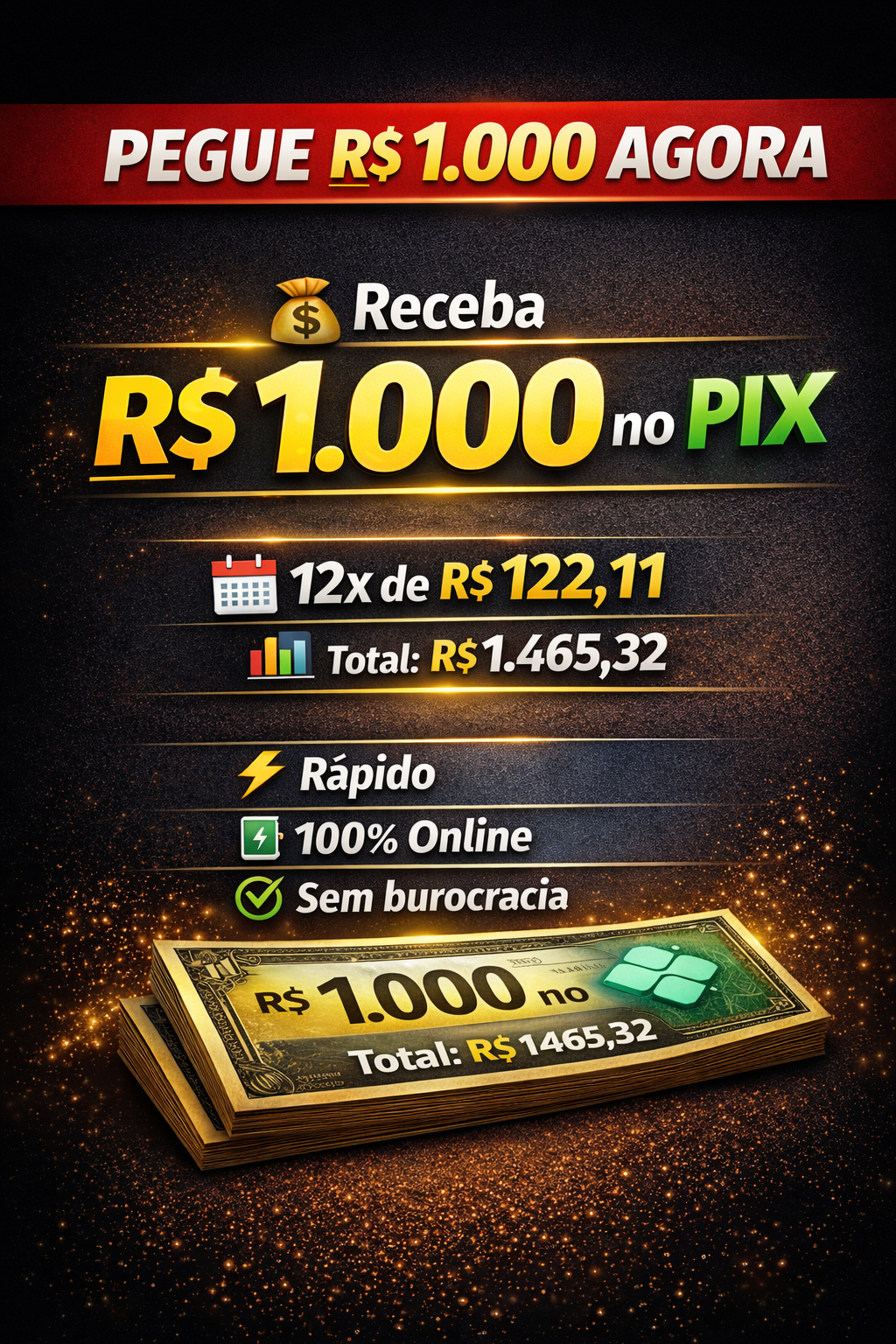 Empréstimo 1000 Reais